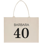 Custom Limited Edition Birthday 1973 Cotton Canvas Tote Bag 50th Birthday Gift For Women Personalized 50th Birthday Celebration Party Gift