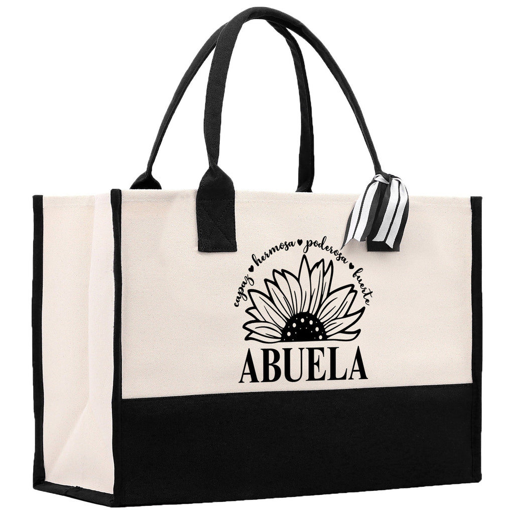 Abuela Cotton Canvas Tote Bag Grandma Tote Bag Grandma Nana Bag Grandma Gift Bag Shopping Bag Mothers Day Gift