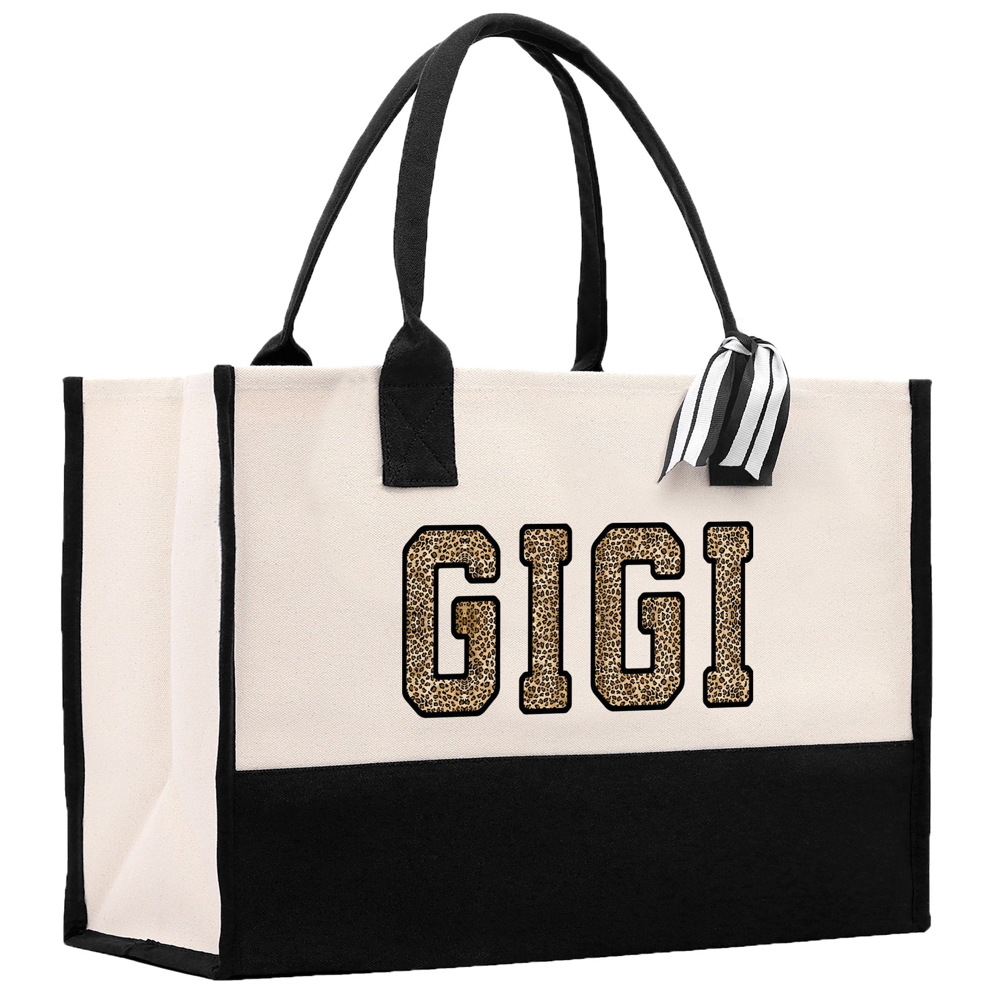 Gaga Gram Mimi Nana Grandma Canvas Tote Bag Grandma's Getaway Bag Grandma Gift Bag Mothers Day Gift Bag Grandma Beach Bag Gift for Grandma