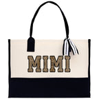 Gaga Gram Mimi Nana Grandma Canvas Tote Bag Grandma's Getaway Bag Grandma Gift Bag Mothers Day Gift Bag Grandma Beach Bag Gift for Grandma