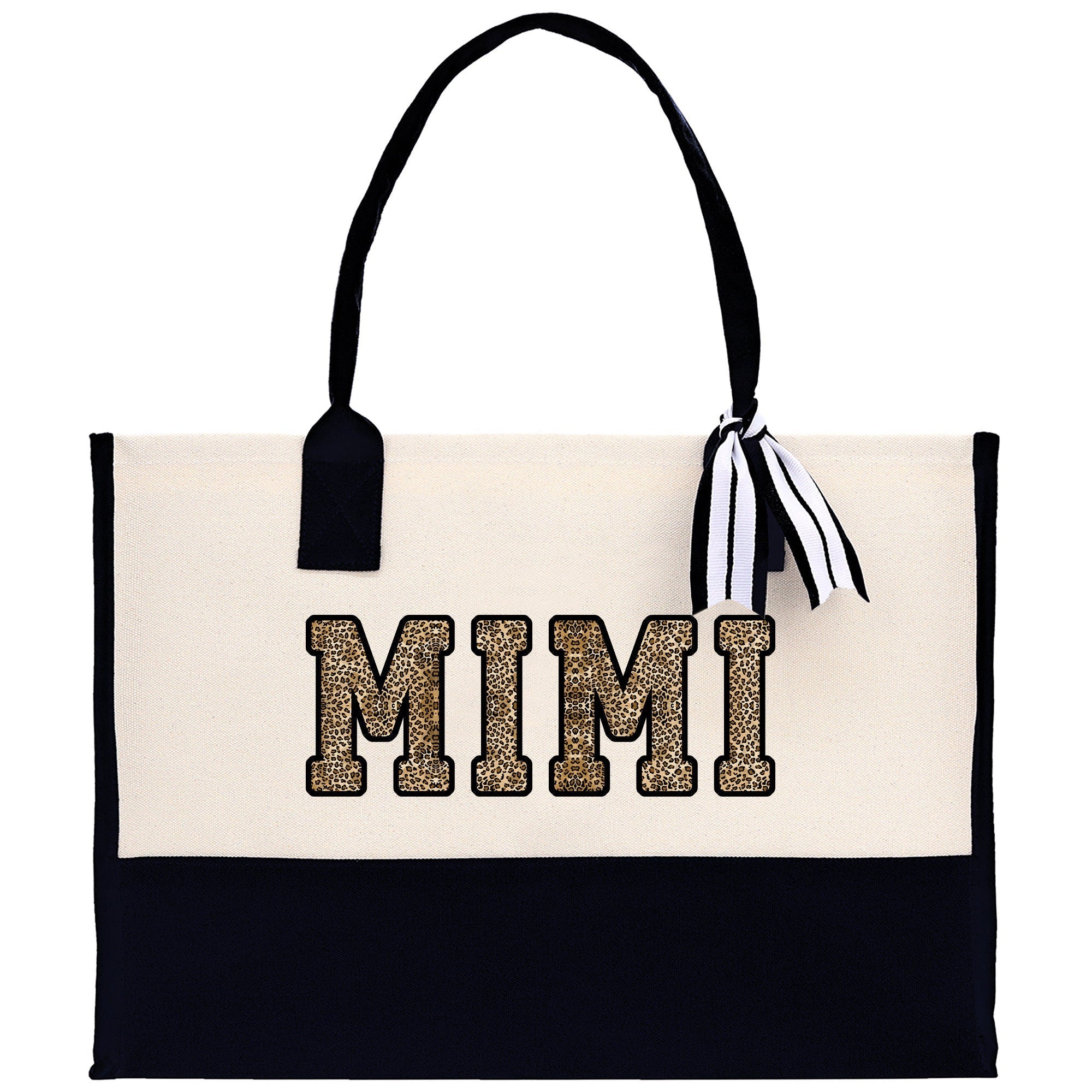 Gaga Gram Mimi Nana Grandma Canvas Tote Bag Grandma's Getaway Bag Grandma Gift Bag Mothers Day Gift Bag Grandma Beach Bag Gift for Grandma