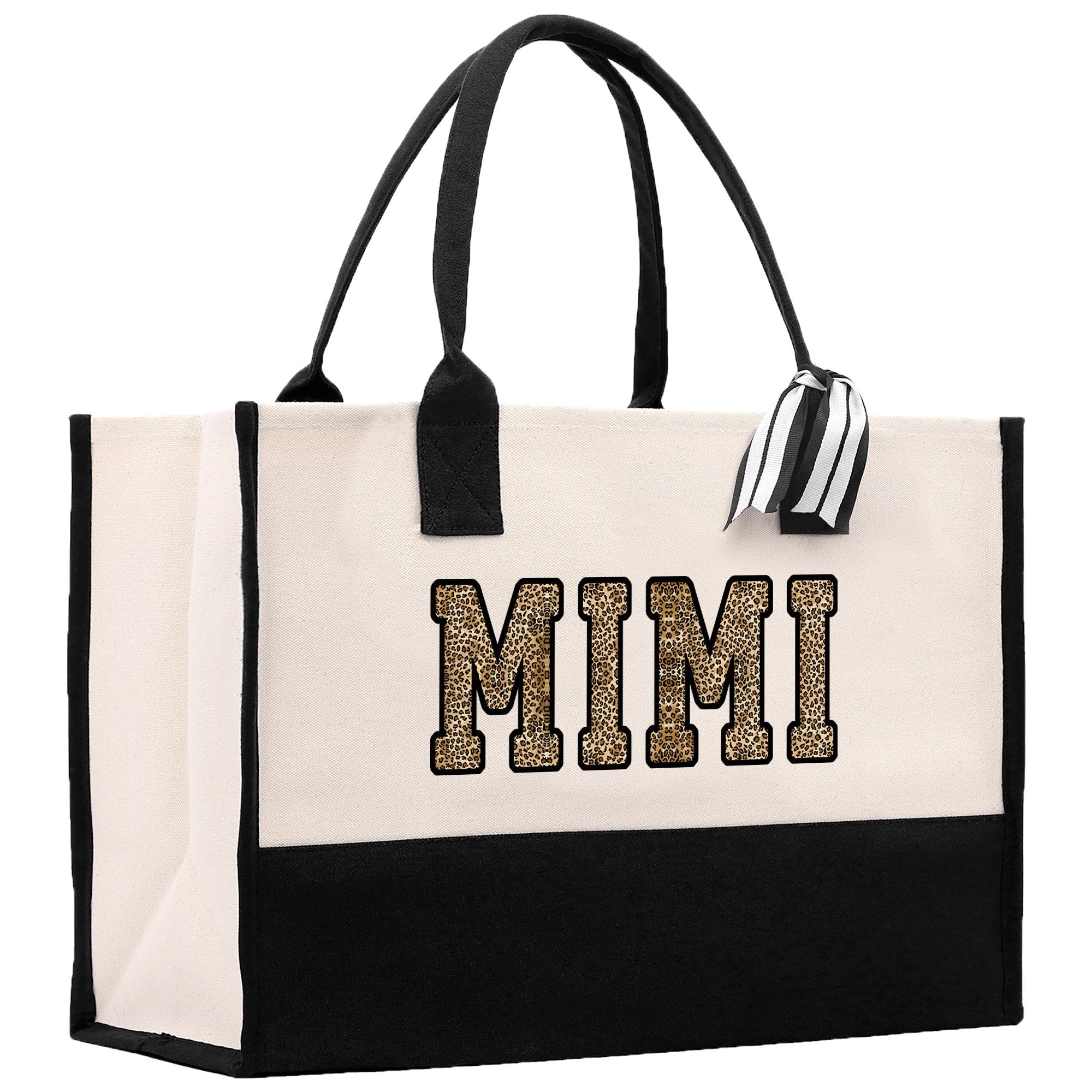 Gaga Gram Mimi Nana Grandma Canvas Tote Bag Grandma's Getaway Bag Grandma Gift Bag Mothers Day Gift Bag Grandma Beach Bag Gift for Grandma