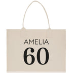 Custom Limited Edition Birthday 1973 Cotton Canvas Tote Bag 50th Birthday Gift For Women Personalized 50th Birthday Celebration Party Gift
