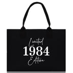 Custom Limited Edition Birthday 1973 Cotton Canvas Tote Bag 50th Birthday Gift For Women Personalized 50th Birthday Celebration Party Gift