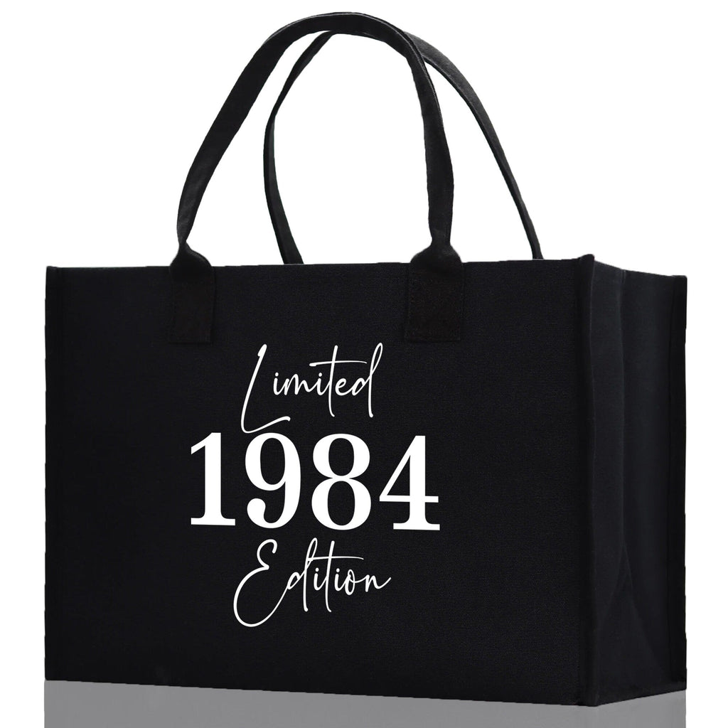 Custom Limited Edition Birthday 1973 Cotton Canvas Tote Bag 50th Birthday Gift For Women Personalized 50th Birthday Celebration Party Gift