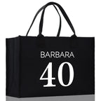 Custom Limited Edition Birthday 1973 Cotton Canvas Tote Bag 50th Birthday Gift For Women Personalized 50th Birthday Celebration Party Gift