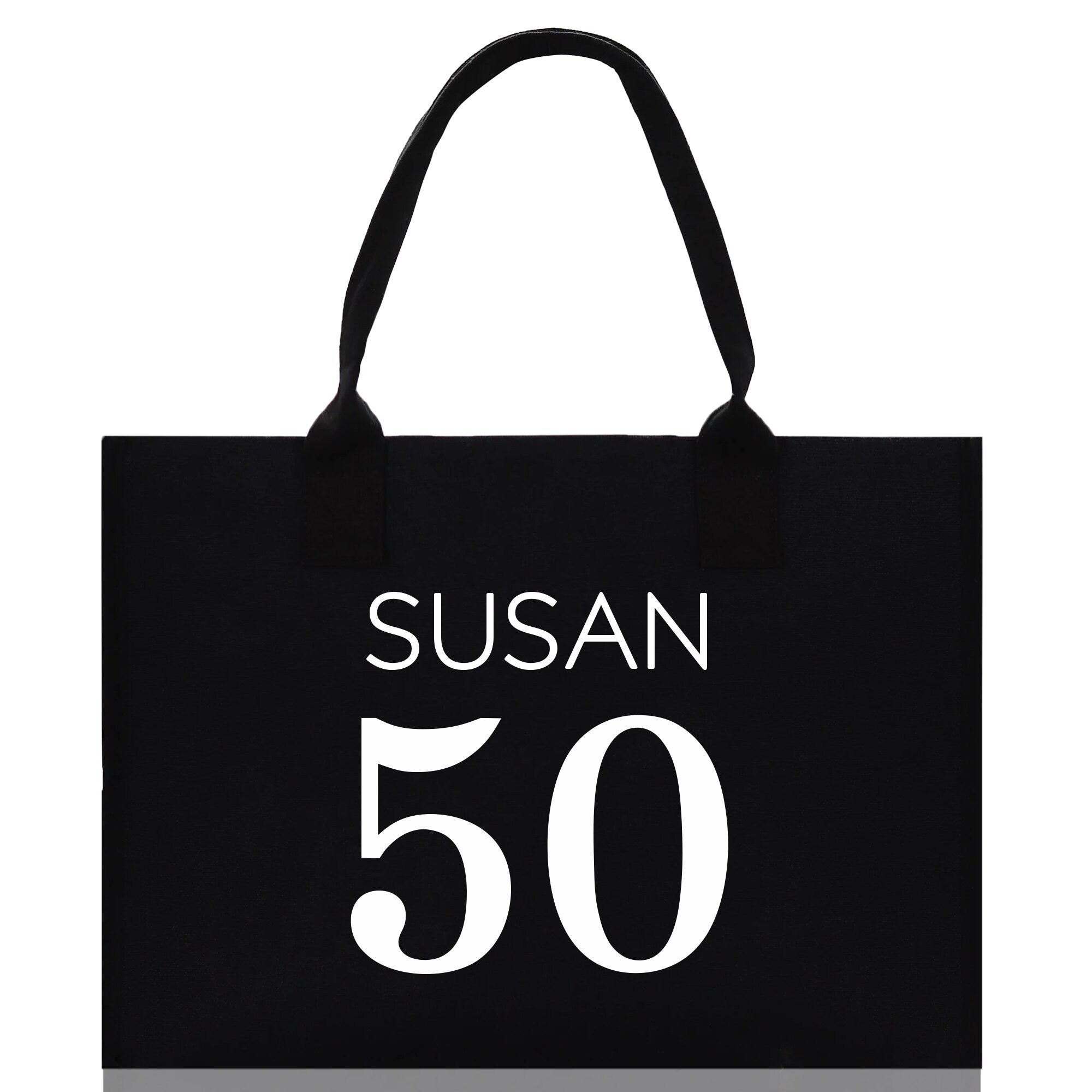 Custom Limited Edition Birthday 1973 Cotton Canvas Tote Bag 50th Birthday Gift For Women Personalized 50th Birthday Celebration Party Gift