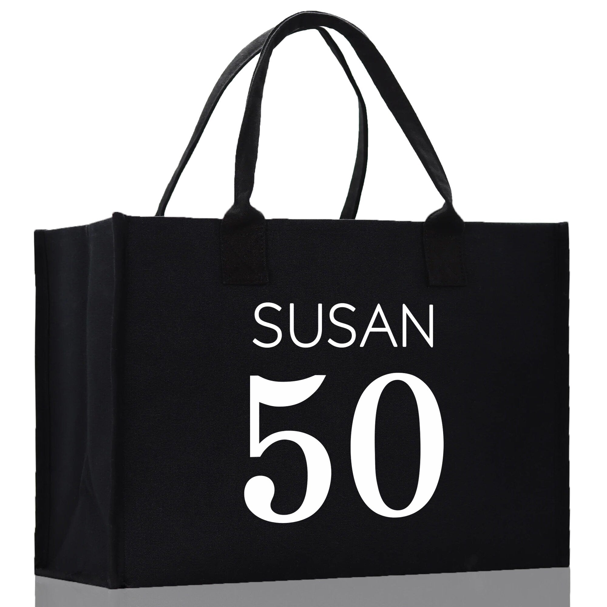 Custom Limited Edition Birthday 1973 Cotton Canvas Tote Bag 50th Birthday Gift For Women Personalized 50th Birthday Celebration Party Gift