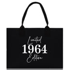 Custom Limited Edition Birthday 1973 Cotton Canvas Tote Bag 50th Birthday Gift For Women Personalized 50th Birthday Celebration Party Gift