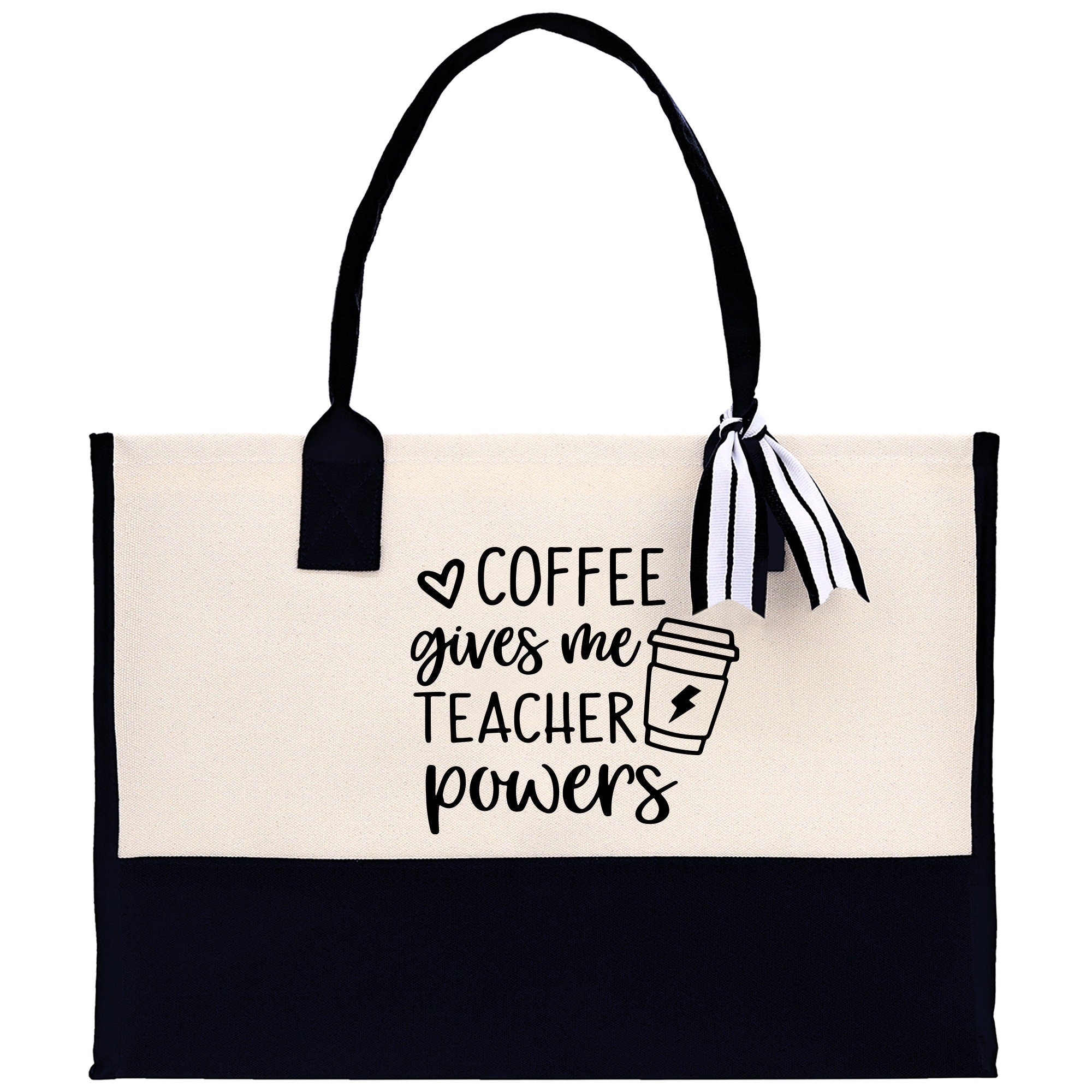 Teacher Floral Tote Bag Teacher Wildflower Graphic Tote Teacher Life Tote Bag Teacher Flower Bag Gift for Teacher Wildflower Book Bag