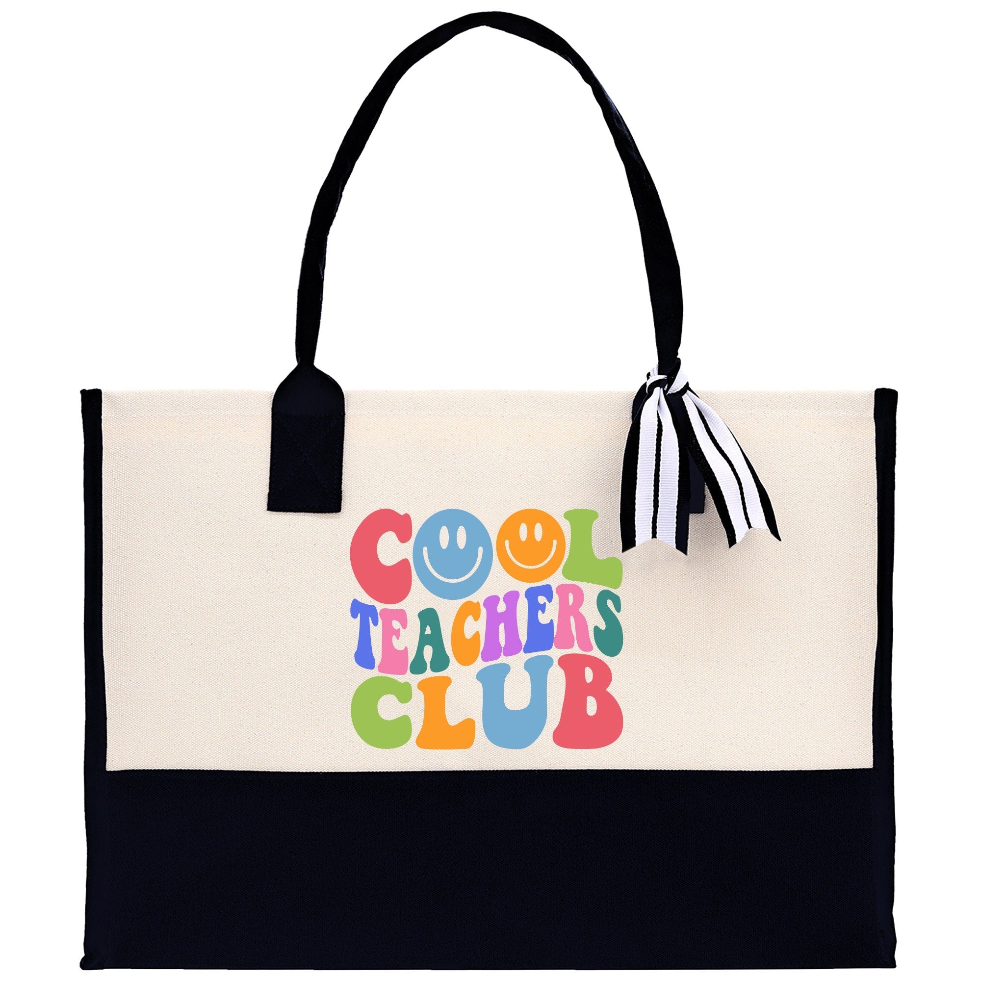 Teacher Floral Tote Bag Teacher Wildflower Graphic Tote Teacher Life Tote Bag Teacher Flower Bag Gift for Teacher Wildflower Book Bag