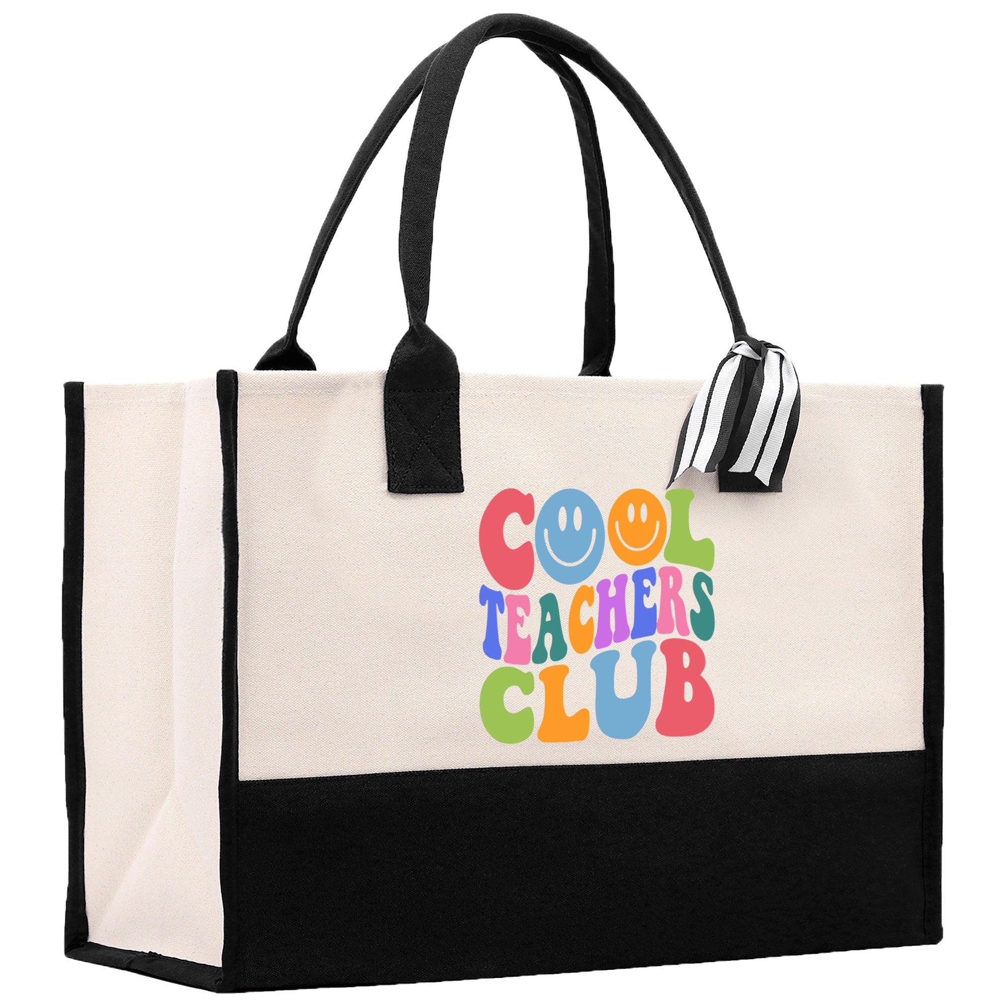 Teacher Floral Tote Bag Teacher Wildflower Graphic Tote Teacher Life Tote Bag Teacher Flower Bag Gift for Teacher Wildflower Book Bag