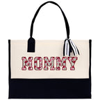 Gaga Gram Mimi Nana Grandma Canvas Tote Bag Grandma's Getaway Bag Grandma Gift Bag Mothers Day Gift Bag Grandma Beach Bag Gift for Grandma