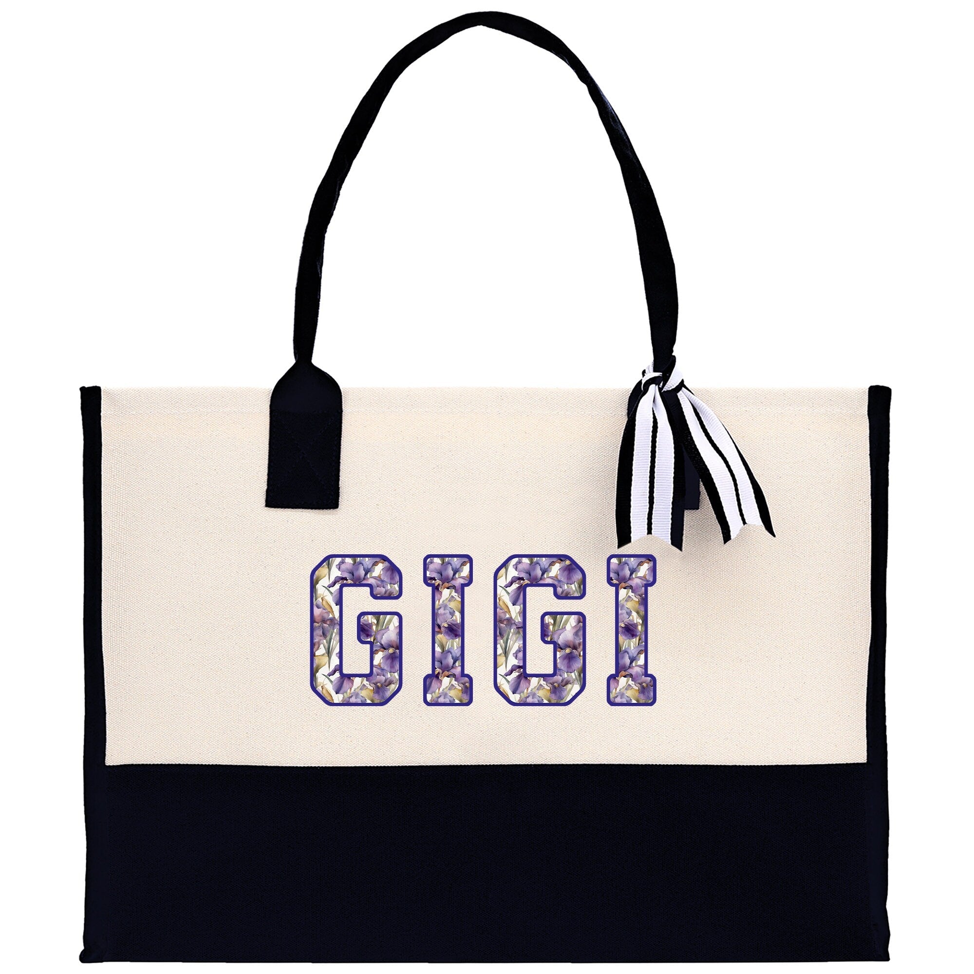 Gaga Gram Mimi Nana Grandma Canvas Tote Bag Grandma's Getaway Bag Grandma Gift Bag Mothers Day Gift Bag Grandma Beach Bag Gift for Grandma