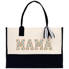 Gaga Gram Mimi Nana Grandma Canvas Tote Bag Grandma's Getaway Bag Grandma Gift Bag Mothers Day Gift Bag Grandma Beach Bag Gift for Grandma
