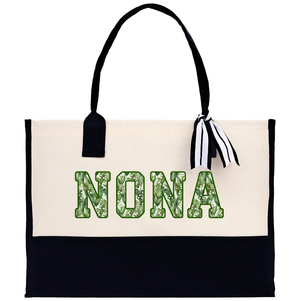 Gaga Gram Mimi Nana Grandma Canvas Tote Bag Grandma's Getaway Bag Grandma Gift Bag Mothers Day Gift Bag Grandma Beach Bag Gift for Grandma