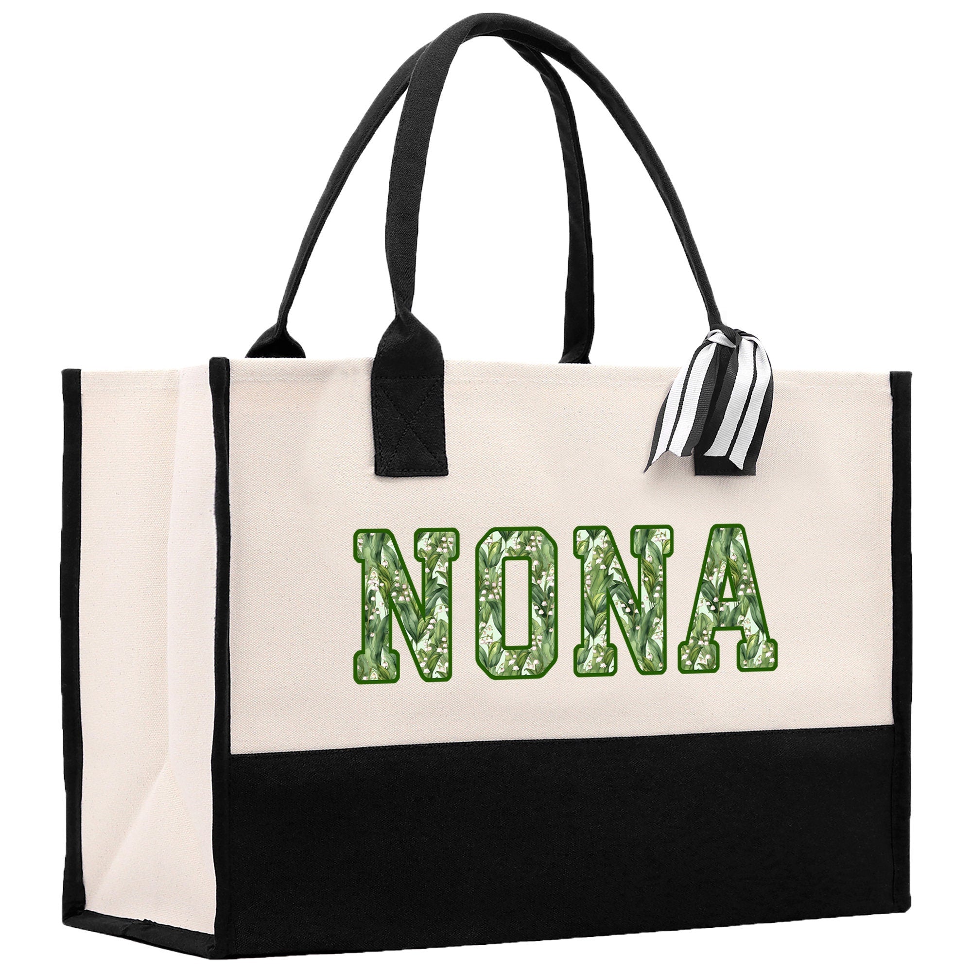 Gaga Gram Mimi Nana Grandma Canvas Tote Bag Grandma's Getaway Bag Grandma Gift Bag Mothers Day Gift Bag Grandma Beach Bag Gift for Grandma