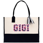 Gaga Gram Mimi Nana Grandma Canvas Tote Bag Grandma's Getaway Bag Grandma Gift Bag Mothers Day Gift Bag Grandma Beach Bag Gift for Grandma