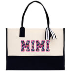 Gaga Gram Mimi Nana Grandma Canvas Tote Bag Grandma's Getaway Bag Grandma Gift Bag Mothers Day Gift Bag Grandma Beach Bag Gift for Grandma