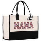 Gaga Gram Mimi Nana Grandma Canvas Tote Bag Grandma's Getaway Bag Grandma Gift Bag Mothers Day Gift Bag Grandma Beach Bag Gift for Grandma