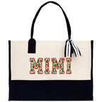 Gaga Gram Mimi Nana Grandma Canvas Tote Bag Grandma's Getaway Bag Grandma Gift Bag Mothers Day Gift Bag Grandma Beach Bag Gift for Grandma