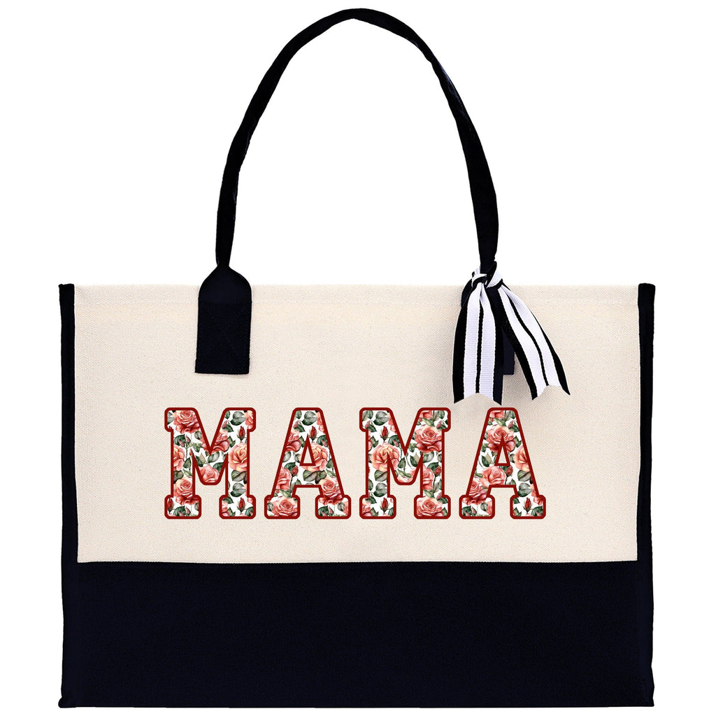Gaga Gram Mimi Nana Grandma Canvas Tote Bag Grandma's Getaway Bag Grandma Gift Bag Mothers Day Gift Bag Grandma Beach Bag Gift for Grandma