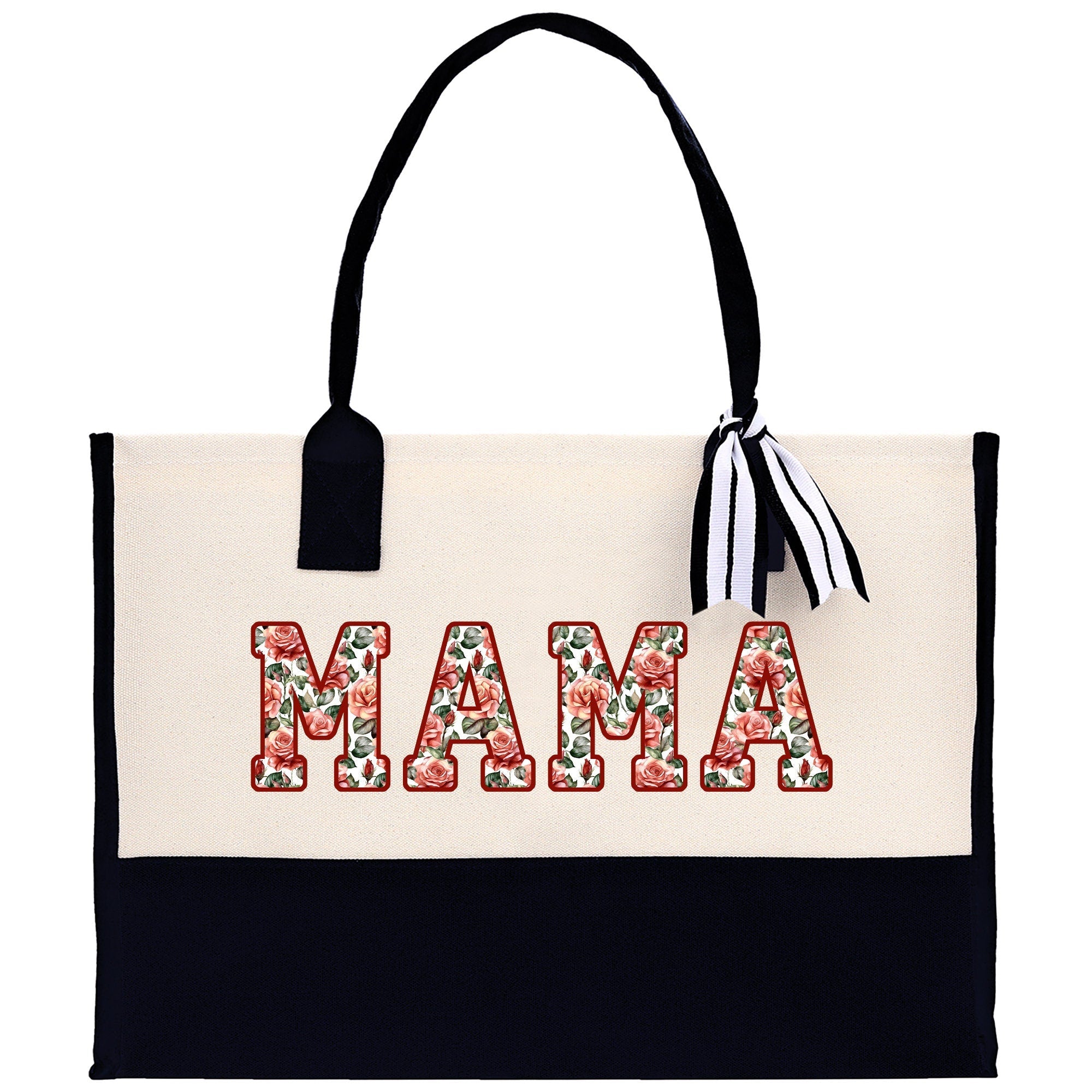 Gaga Gram Mimi Nana Grandma Canvas Tote Bag Grandma's Getaway Bag Grandma Gift Bag Mothers Day Gift Bag Grandma Beach Bag Gift for Grandma