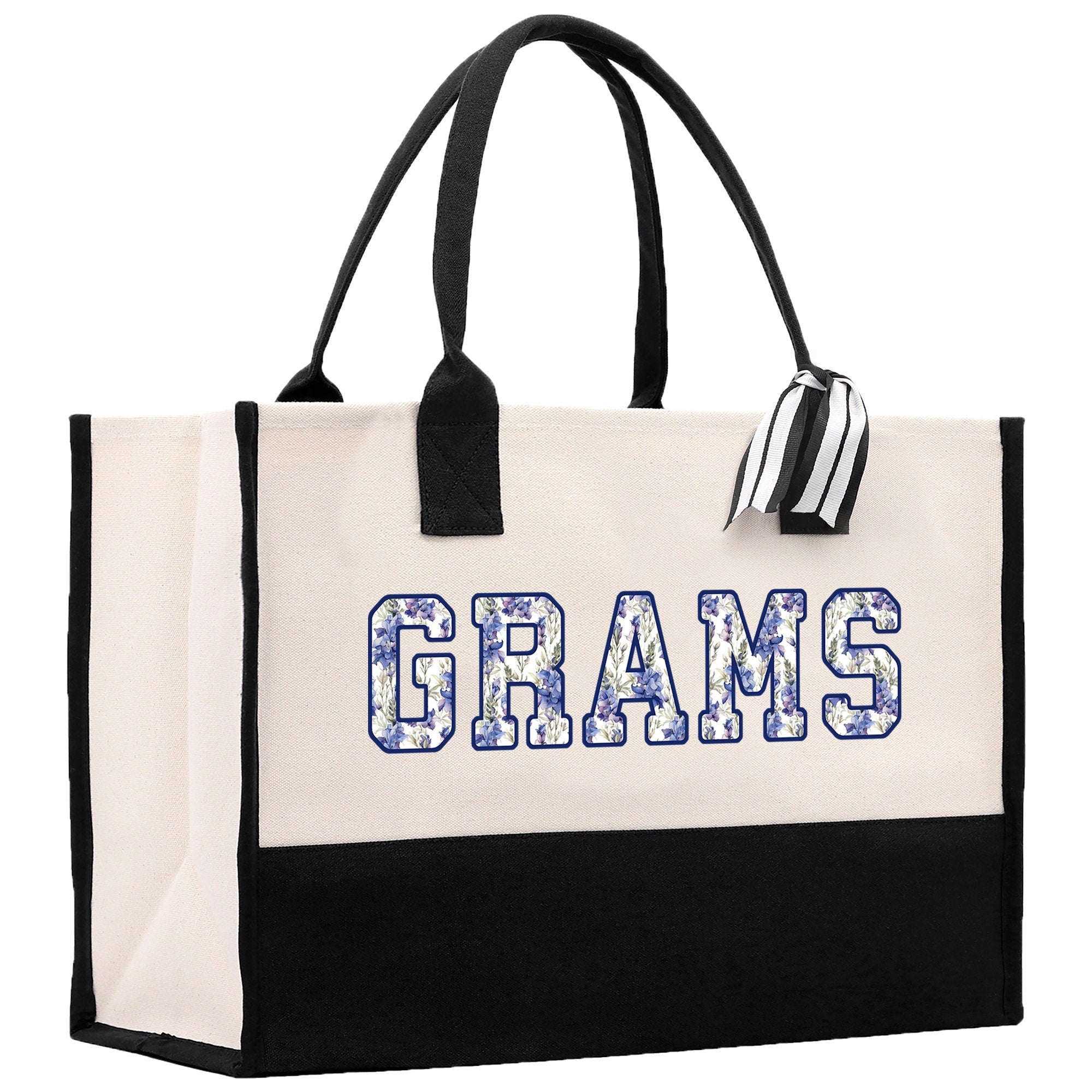 Gaga Gram Mimi Nana Grandma Canvas Tote Bag Grandma's Getaway Bag Grandma Gift Bag Mothers Day Gift Bag Grandma Beach Bag Gift for Grandma