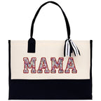 Gaga Gram Mimi Nana Grandma Canvas Tote Bag Grandma's Getaway Bag Grandma Gift Bag Mothers Day Gift Bag Grandma Beach Bag Gift for Grandma