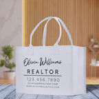 Realtor Tote Bag Personalized Business Tote Bag Custom Real Estate Agent Gift Bulk Business Logo Realtor Swag Real Estate Tote Bag