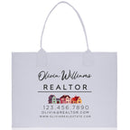 Realtor Tote Bag Personalized Business Tote Bag Custom Real Estate Agent Gift Bulk Business Logo Realtor Swag Real Estate Tote Bag