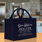 Realtor Tote Bag Personalized Business Tote Bag Custom Real Estate Agent Gift Bulk Business Logo Realtor Swag Real Estate Tote Bag