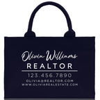 Realtor Tote Bag Personalized Business Tote Bag Custom Real Estate Agent Gift Bulk Business Logo Realtor Swag Real Estate Tote Bag