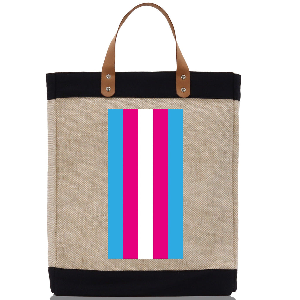 Personalized Monogrammed Canvas Tote Bag Striped Initials Custom Name Beach Bag Bridal Party Gifts Bride Gift Holiday Gift Bag