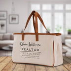 Realtor Tote Bag Personalized Business Tote Bag Custom Real Estate Agent Gift Bulk Business Logo Realtor Swag Real Estate Tote Bag