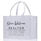Realtor Tote Bag Personalized Business Tote Bag Custom Real Estate Agent Gift Bulk Business Logo Realtor Swag Real Estate Tote Bag