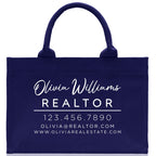 Realtor Tote Bag Personalized Business Tote Bag Custom Real Estate Agent Gift Bulk Business Logo Realtor Swag Real Estate Tote Bag