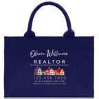 Realtor Tote Bag Personalized Business Tote Bag Custom Real Estate Agent Gift Bulk Business Logo Realtor Swag Real Estate Tote Bag