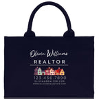 Realtor Tote Bag Personalized Business Tote Bag Custom Real Estate Agent Gift Bulk Business Logo Realtor Swag Real Estate Tote Bag