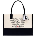 You Are Beautiful Bible Verses Religious Cotton Canvas Tote Religious Tote Bag for Women Bible Verse Canvas Tote Bag Religious Church Gifts