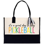 Pickleball Tote Bag Personalized Pickleball Party Favors Custom Pickleball Player Gift Pickleball Cotton Canvas Tote Bag