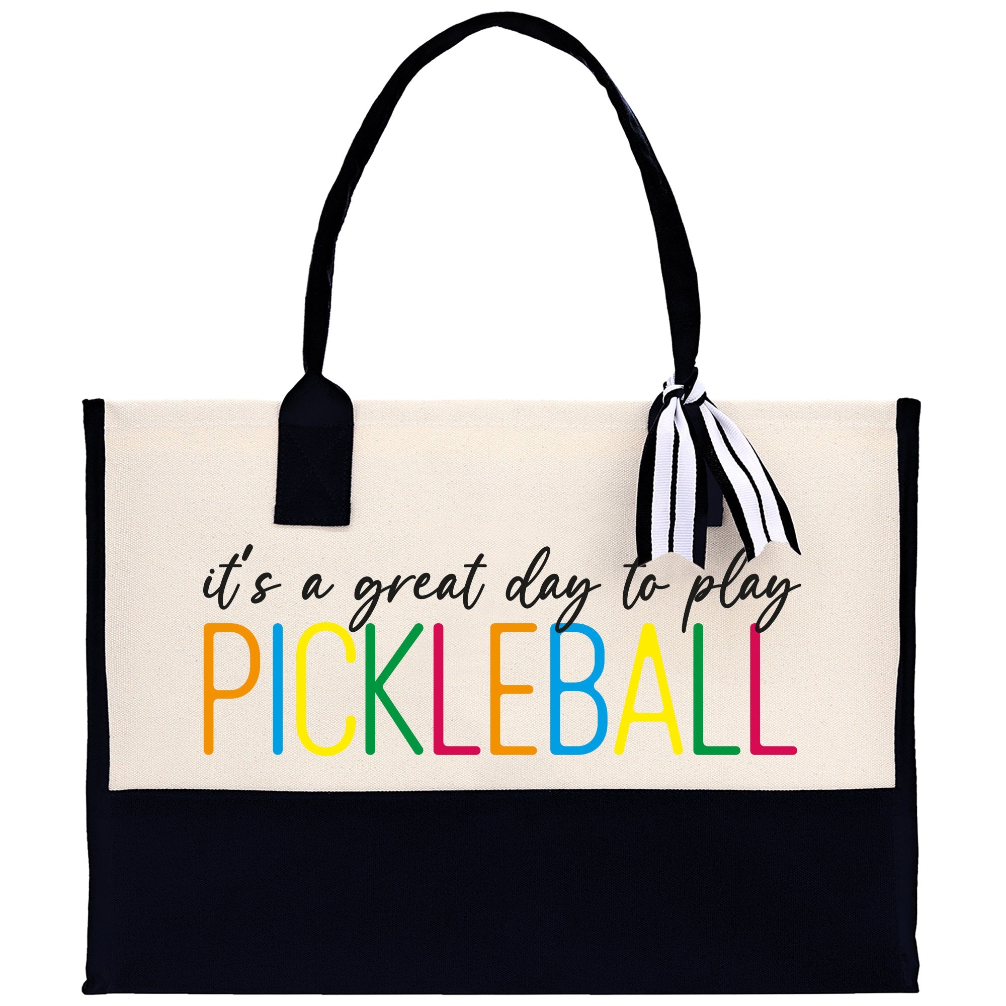 Pickleball Tote Bag Personalized Pickleball Party Favors Custom Pickleball Player Gift Pickleball Cotton Canvas Tote Bag