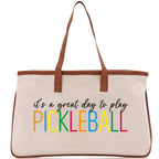 Pickleball Tote Bag Personalized Pickleball Party Favors Custom Pickleball Player Gift Pickleball Cotton Canvas Tote Bag