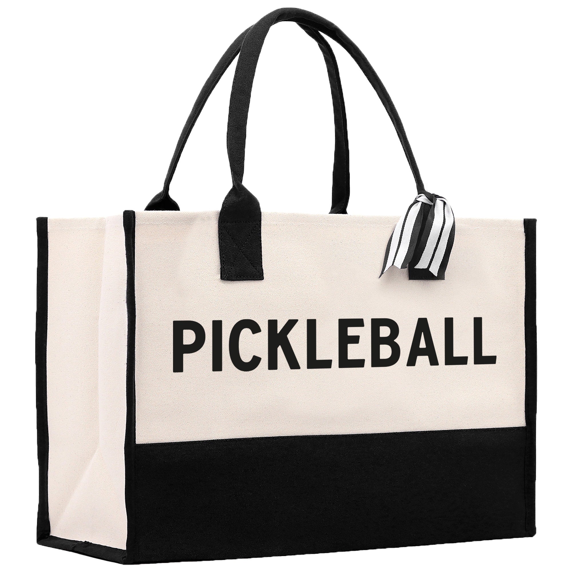 Pickleball Tote Bag Personalized Pickleball Party Favors Custom Pickleball Player Gift Pickleball Cotton Canvas Tote Bag