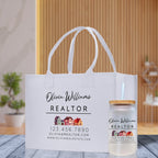 Realtor Tote Bag Personalized Business Tote Bag Custom Real Estate Agent Gift Bulk Business Logo Realtor Swag Real Estate Tote Bag