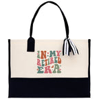 Retirement Cotton Canvas Tote Bag Retire Bag Retirement Party Bag Retired Woman Gift Grandma Gift Est 2024 Retirement Funny Bag