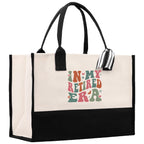Retirement Cotton Canvas Tote Bag Retire Bag Retirement Party Bag Retired Woman Gift Grandma Gift Est 2024 Retirement Funny Bag
