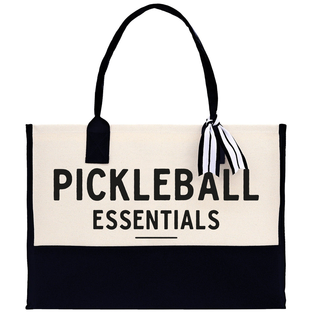 Pickleball Tote Bag Personalized Pickleball Party Favors Custom Pickleball Player Gift Pickleball Cotton Canvas Tote Bag