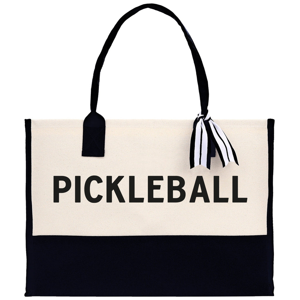Pickleball Tote Bag Personalized Pickleball Party Favors Custom Pickleball Player Gift Pickleball Cotton Canvas Tote Bag