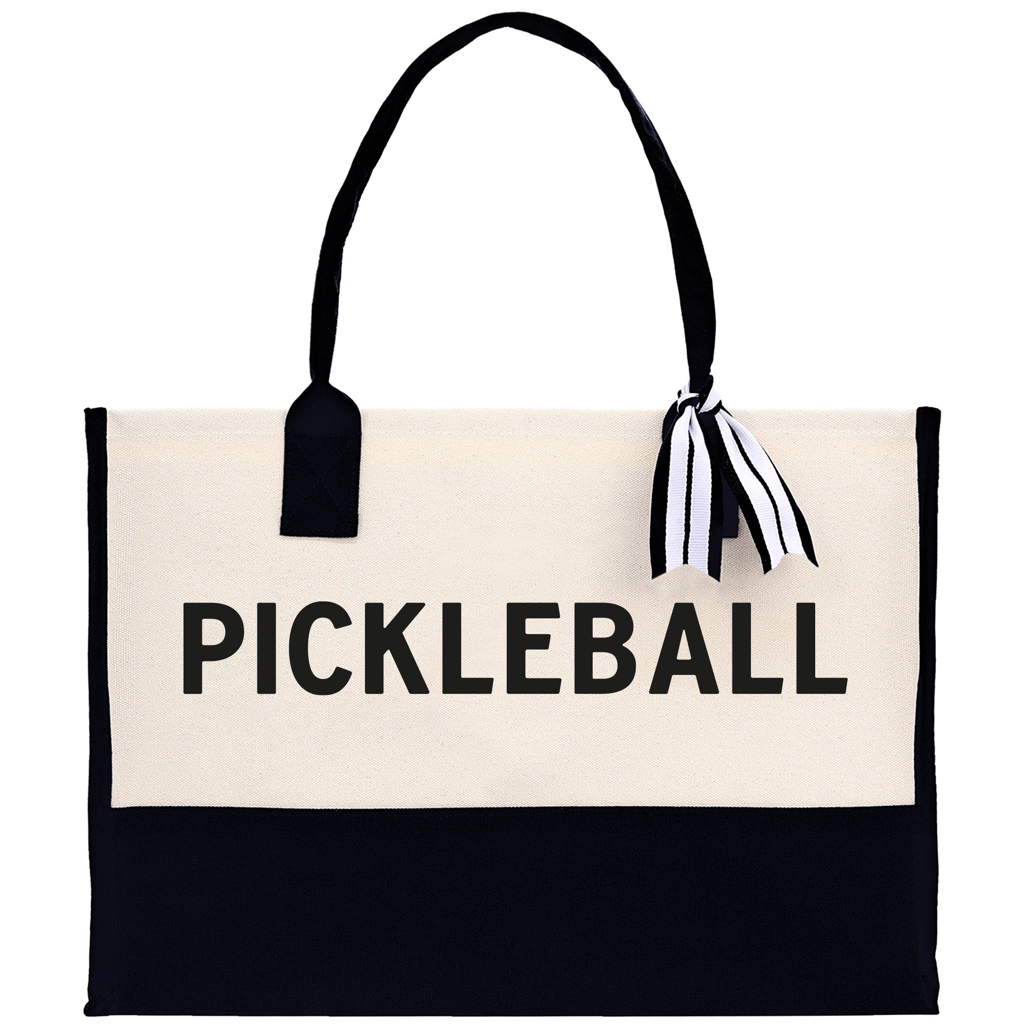 Pickleball Tote Bag Personalized Pickleball Party Favors Custom Pickleball Player Gift Pickleball Cotton Canvas Tote Bag